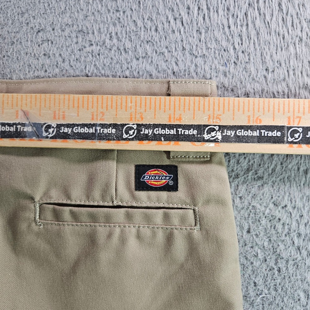 Dickies Boys Flex Pant Slim Fit Tapered Leg Khaki Chino Pants Size 16 NEW - Picture 9 of 13